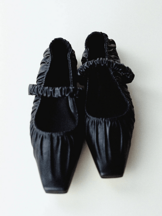 Zadie Ballet Flat in Black