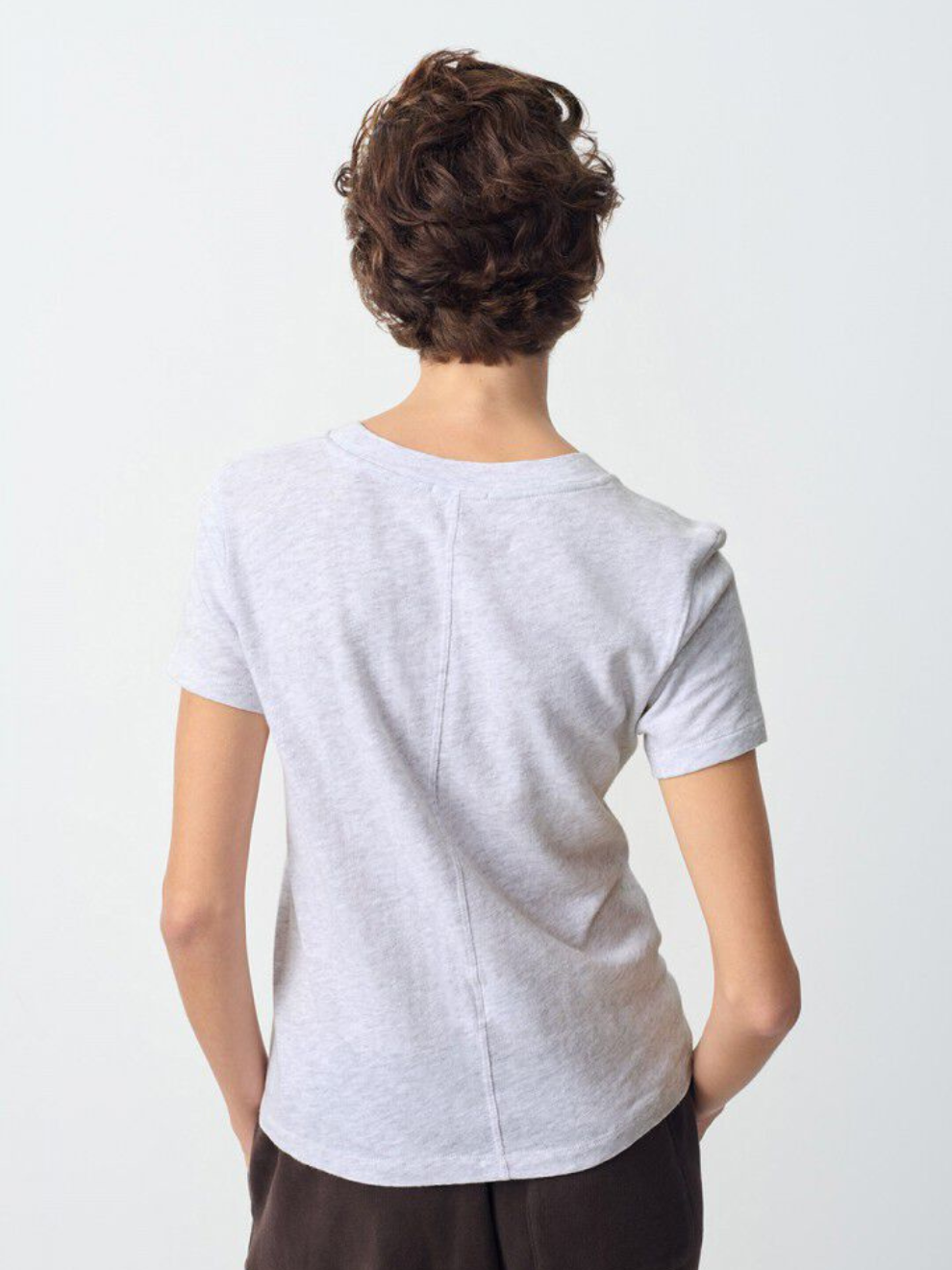 Sonoma T-Shirt Round Neck in Arctic Melange