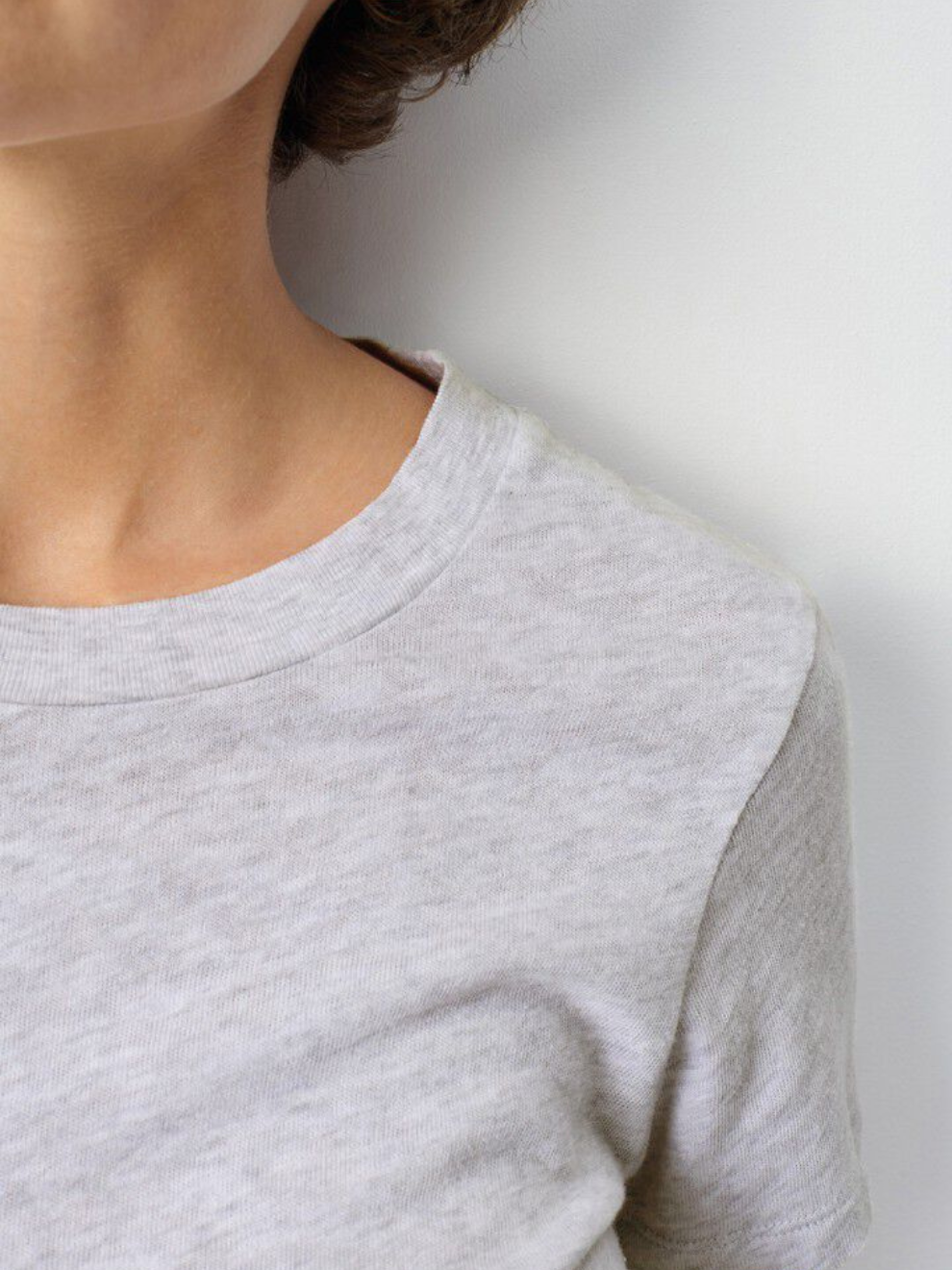 Sonoma T-Shirt Round Neck in Arctic Melange