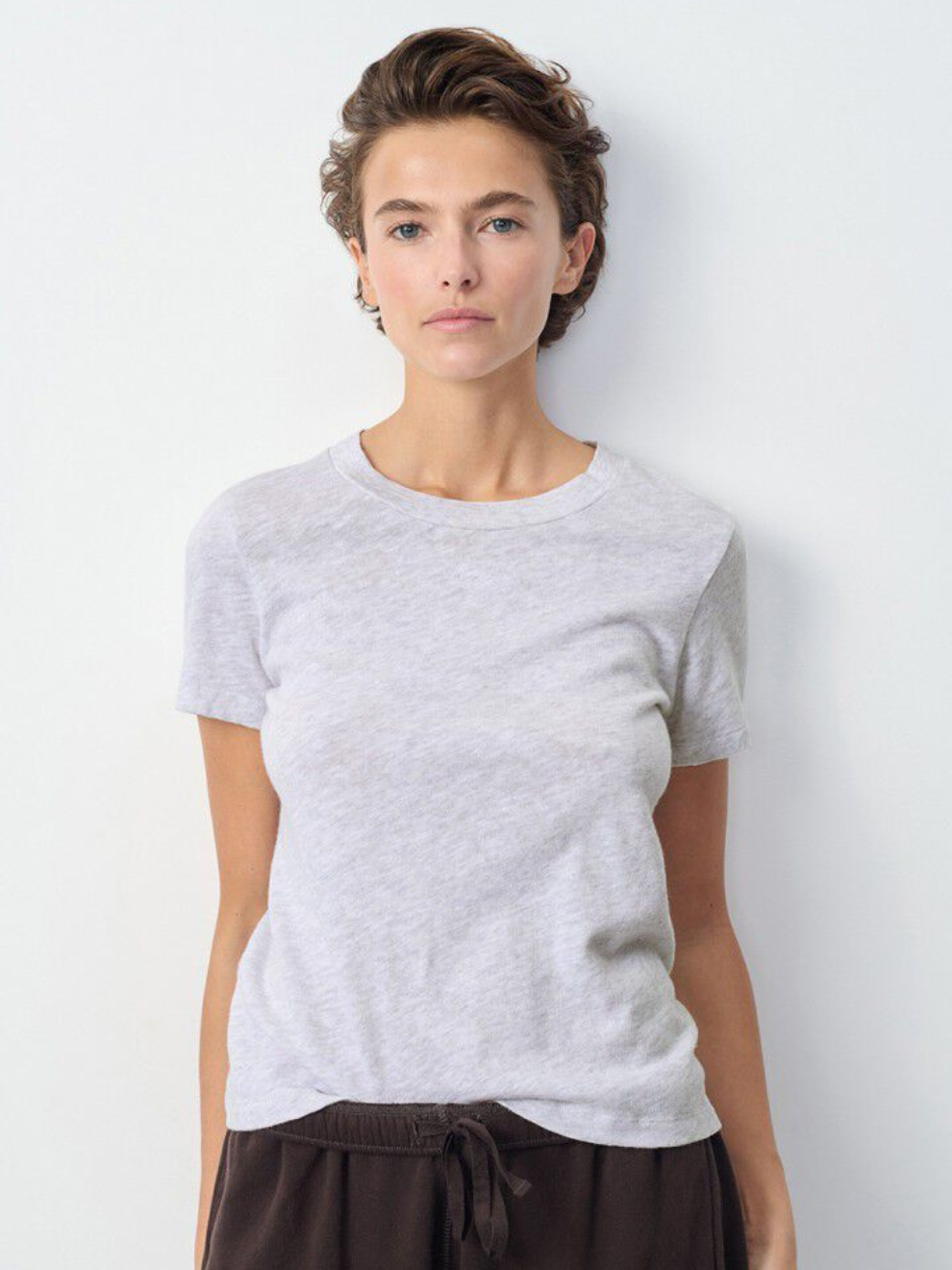 Sonoma T-Shirt Round Neck in Arctic Melange