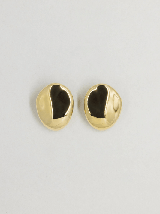 Dylan Dome Earring in Gold