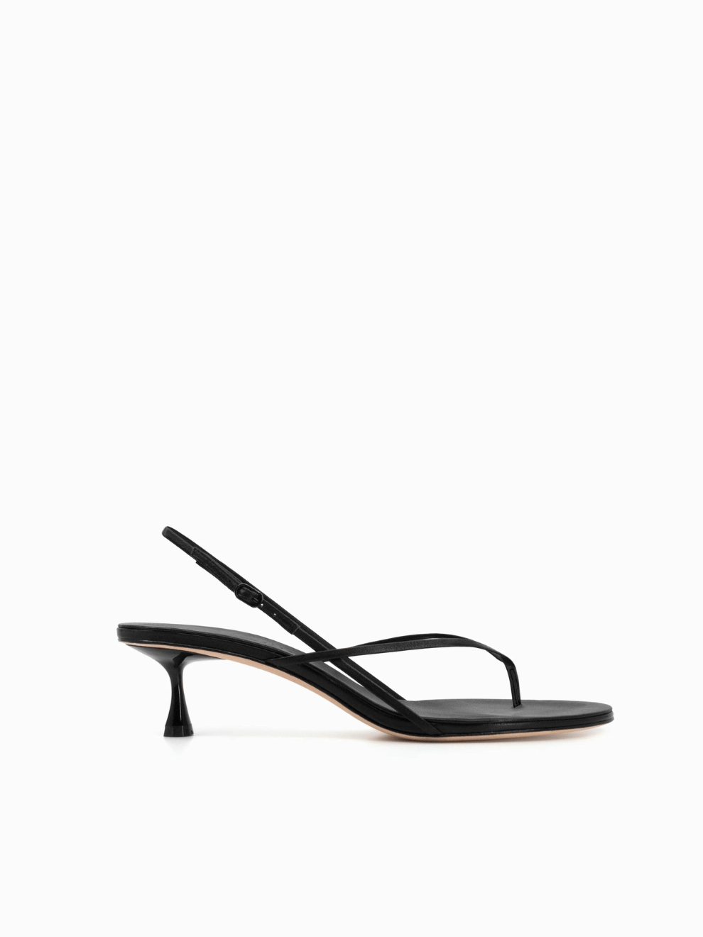 Wishbone 50 Heel in Black