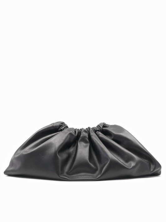 Maxi Drawstring Bag in Black