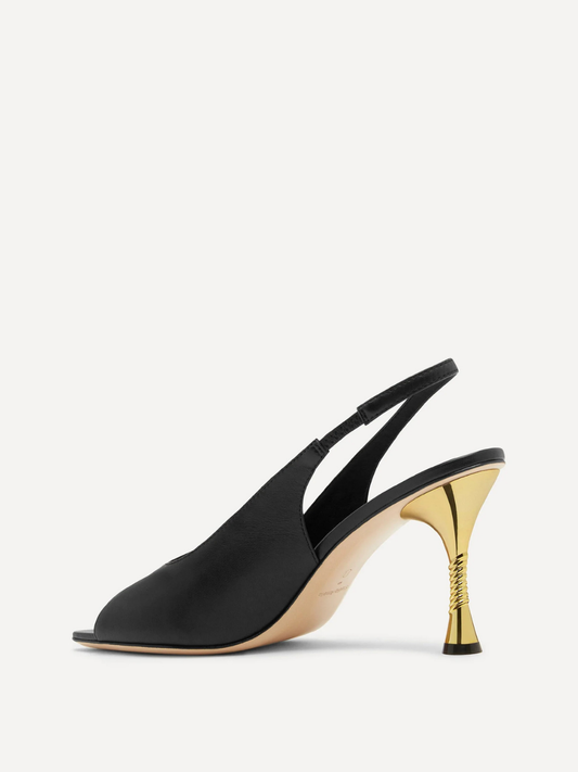 Helix 90 Slingback in Black