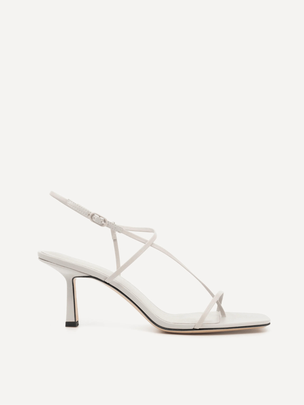 PRE-ORDER Cross Front 70 Heel in Stone