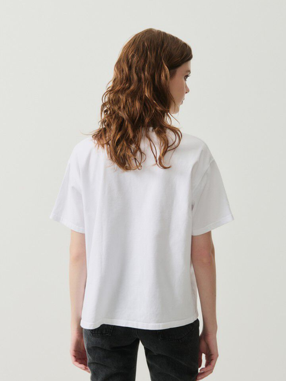 Fizvalley T-Shirt Round Neck in White