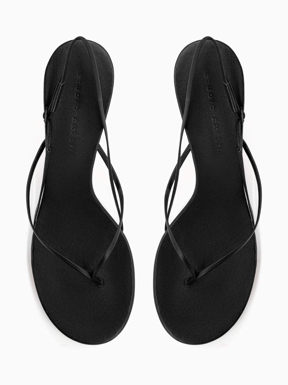 Wishbone 50 Heel in Black