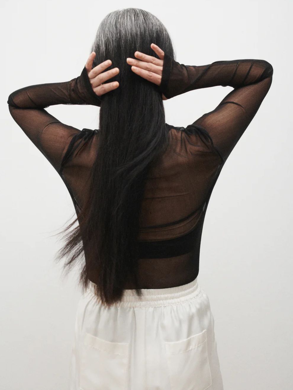 PRE-ORDER Mesh Long Sleeve Top