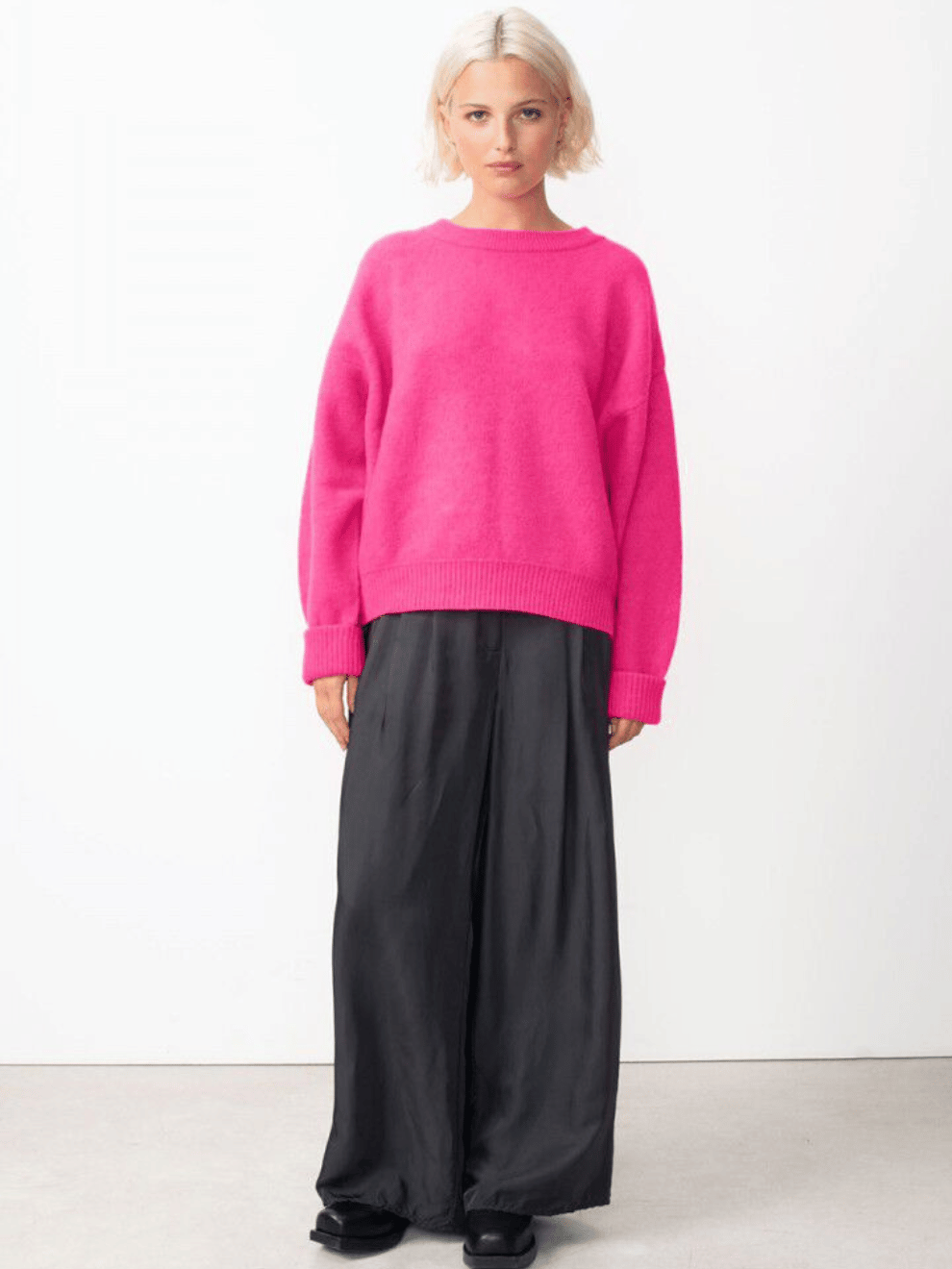 Vito Jumper in Fluro Pink Melange