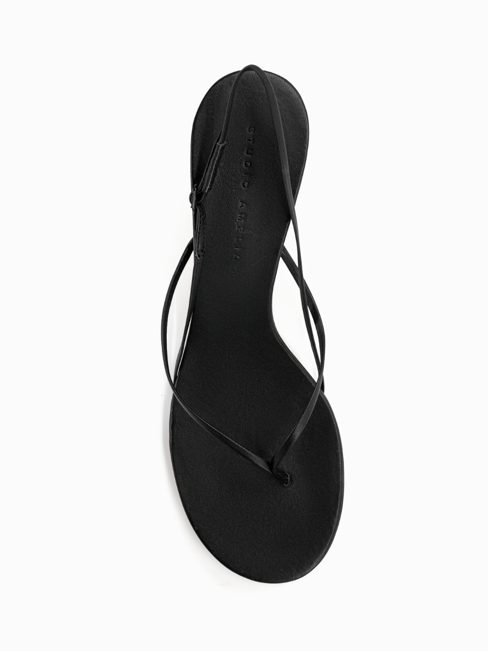 Wishbone 50 Heel in Black