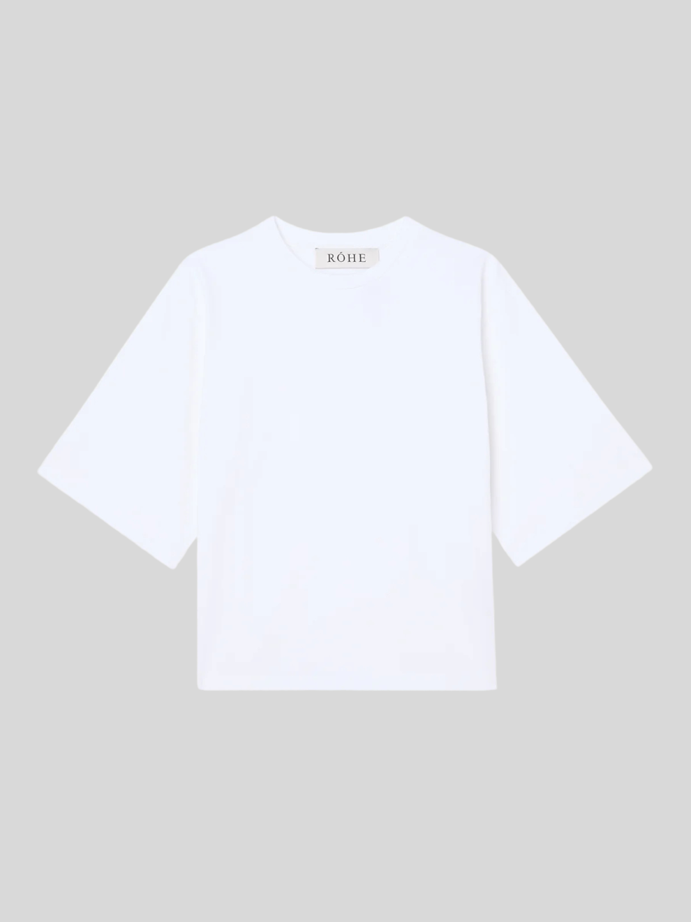 PRE-ORDER Fitted T-Shirt with Logo in White