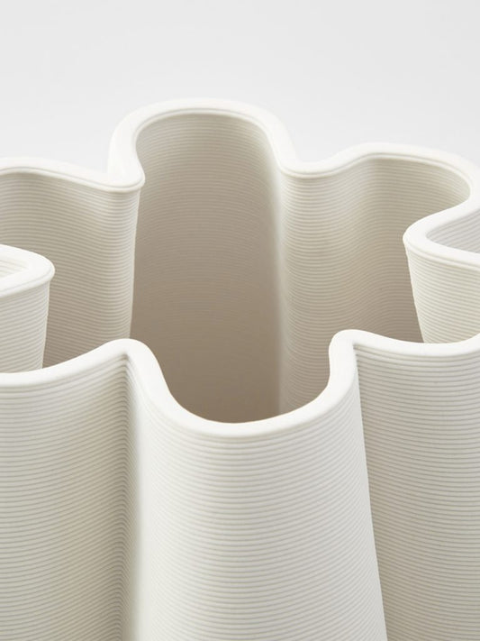 La Mer Vase Small Ivory