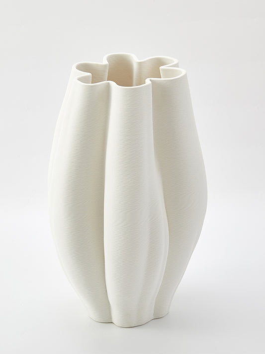 La Mer Vase Tall Ivory