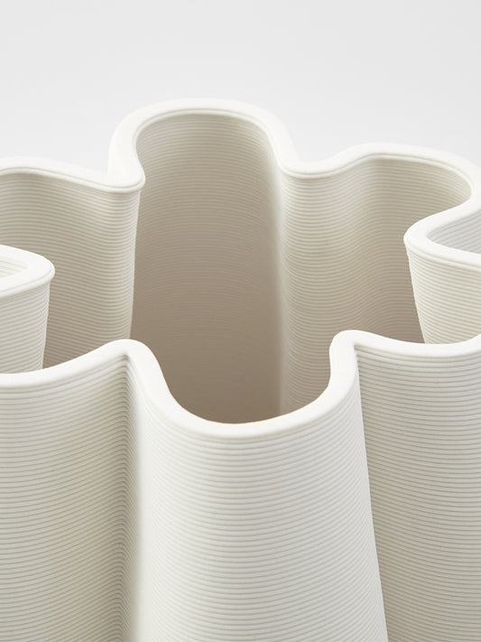 La Mer Vase Tall Ivory