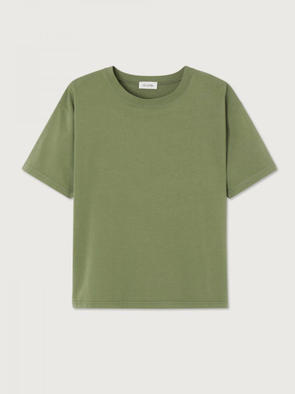 Fizvalley T-Shirt Round Neck in Vintage Army