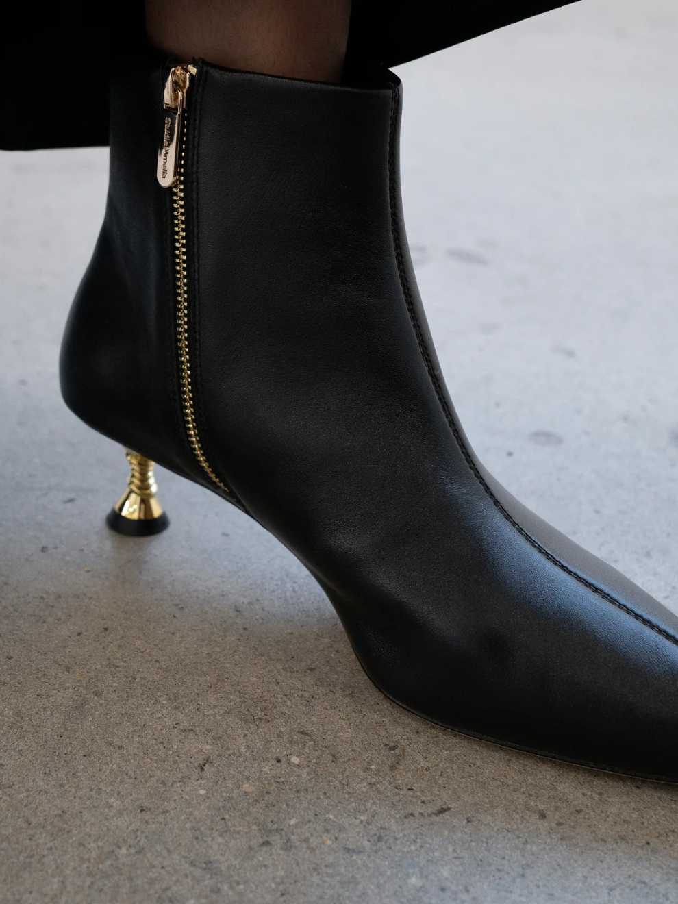 Palmela Ankle Boot in Black