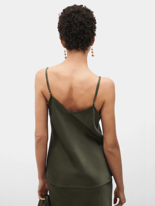 PRE-ORDER Bias Cut Cami in Pine