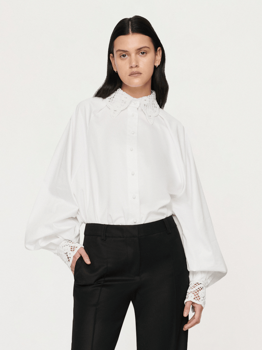 Remi Oversized Shirt in White