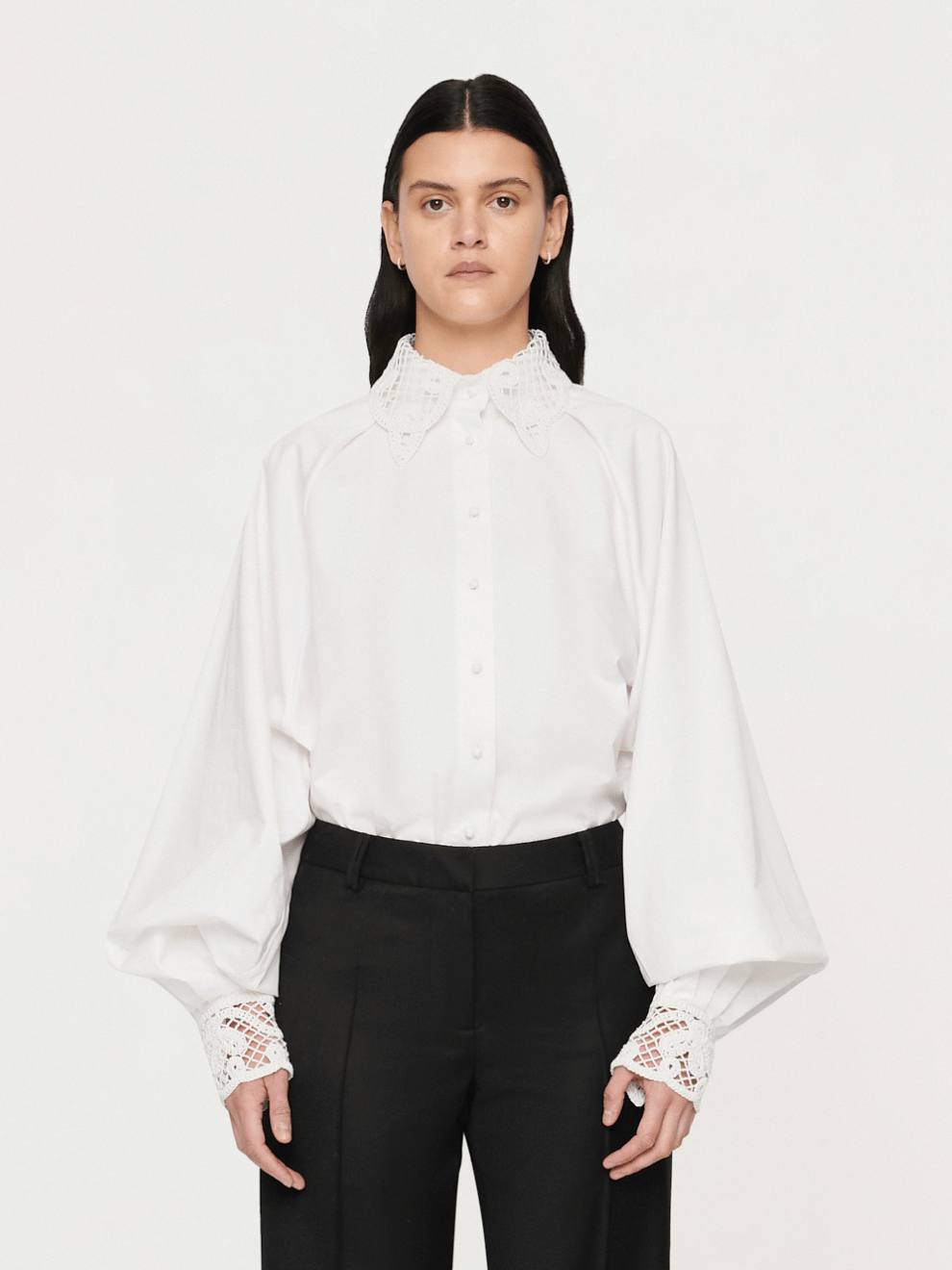 Remi Oversized Shirt in White