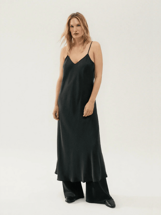 90's Slip Dress in Black