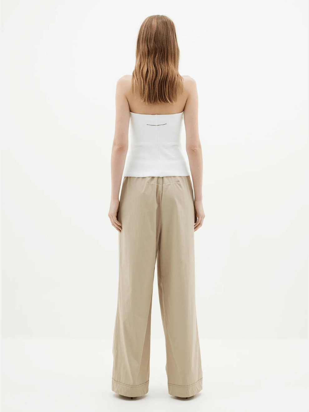 Cotton Summer Pant in Tan