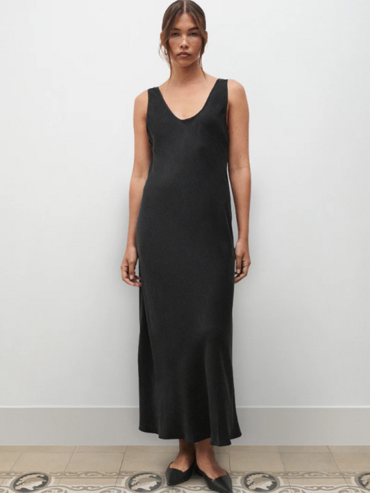 Scoop Neck Dress in Black
