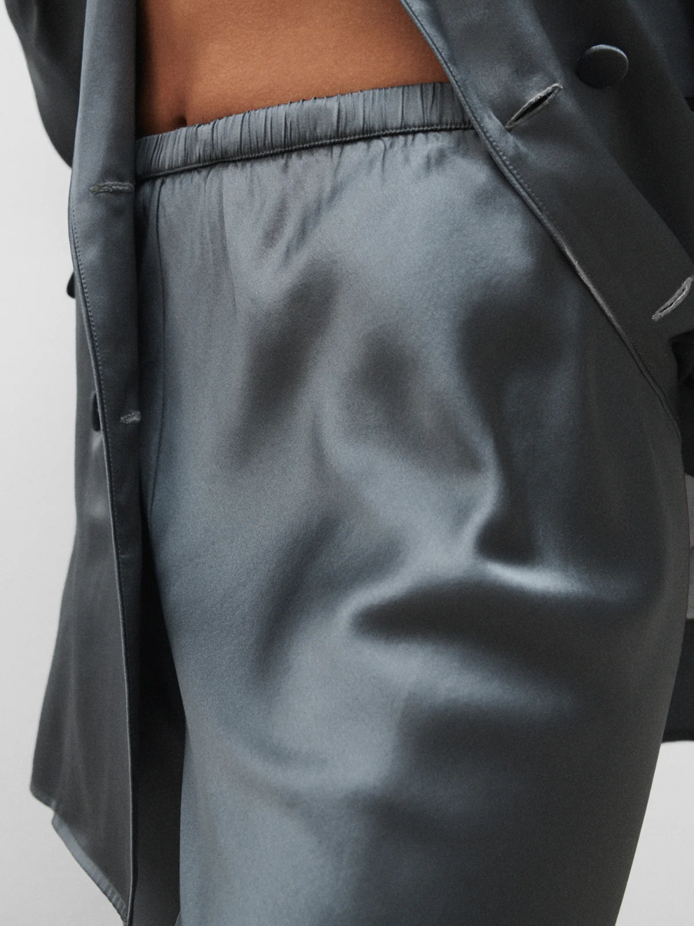 PRE-ORDER Bias Cut Pants in Slate