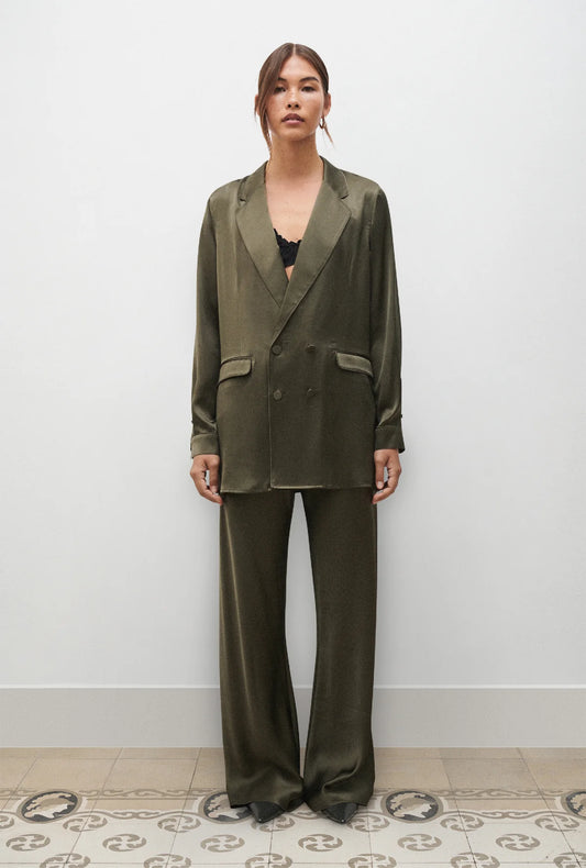 Relaxed Blazer in Pine
