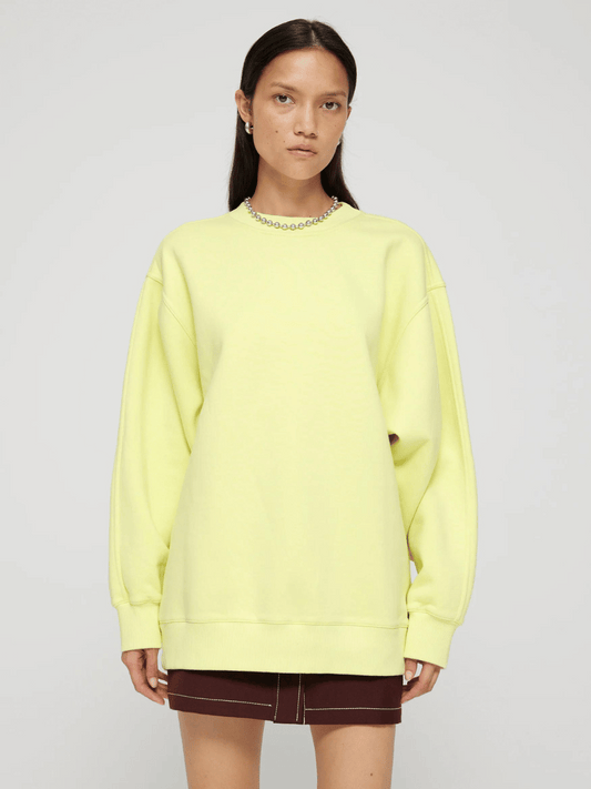 Oversized Sweatshirt in Pastel Lime