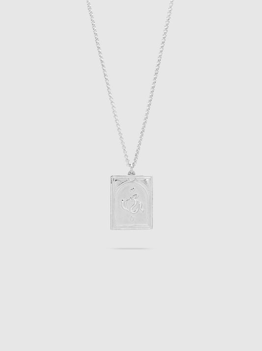Tom Wood Tarot Lovers Pendant Necklace in Silver
