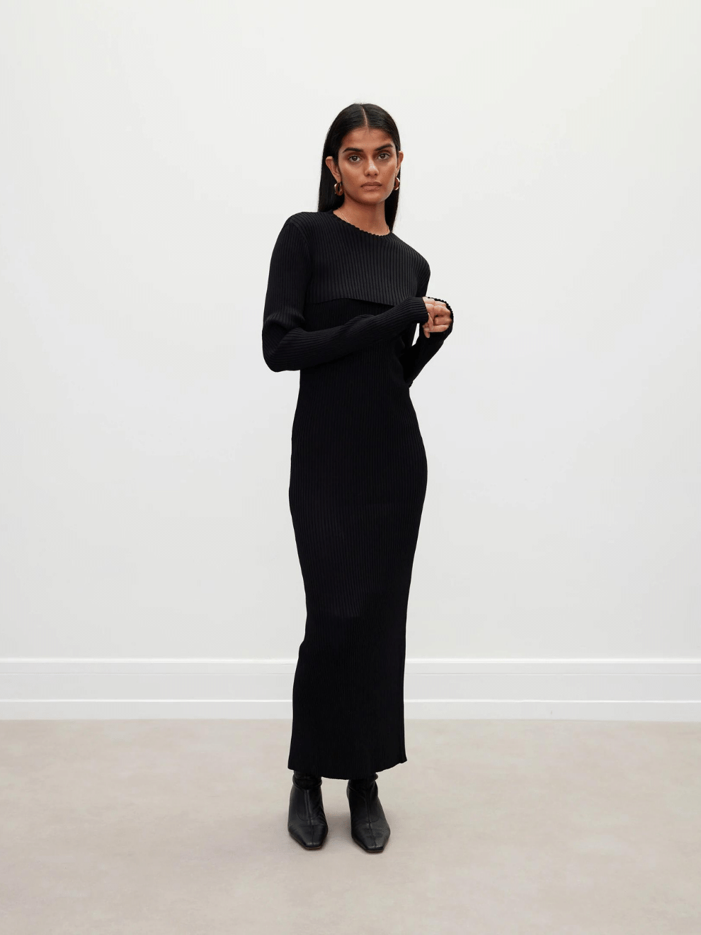 Carmillia Dress in Noir