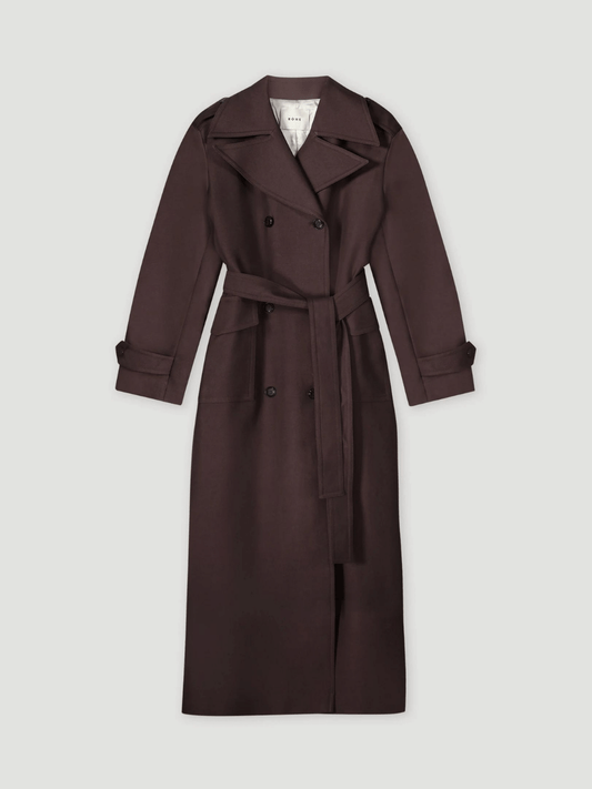Claire Coat in Pure Chocolate